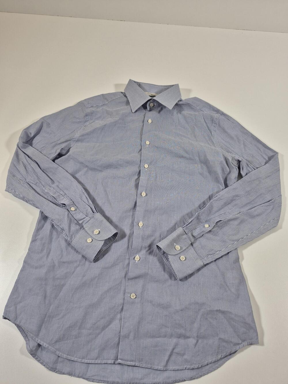 egyptian cotton dress shirt men Suitsupply | Other | Suitsupply Mens 6 3435 Blue Stripe Slim Fit Woven Dresses – Tagged 